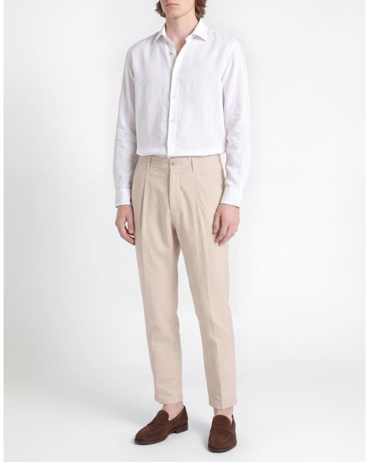 Drykorn Natural Pants Linen, Polyester, Viscose, Elastane for men
