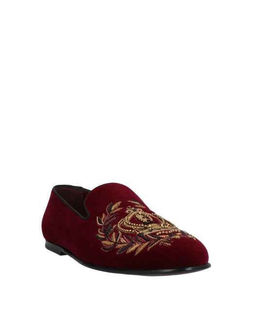 Dolce & Gabbana Red Loafer for men