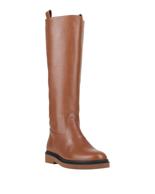 J.A.P. JOSE ANTONIO PEREIRA Brown Tan Boot Leather