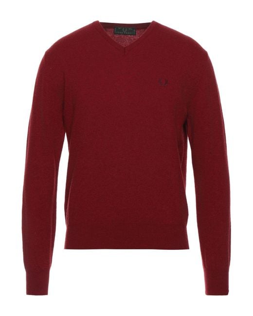 Fred perry jumper v neck cheap