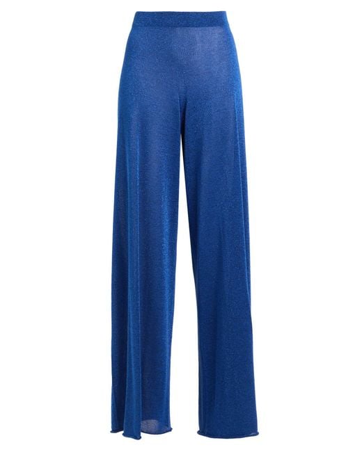 Circus Hotel Blue Pants Viscose, Polyester