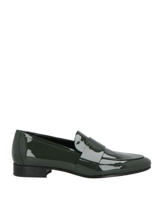 Agl Attilio Giusti Leombruni Green Dark Loafers Leather