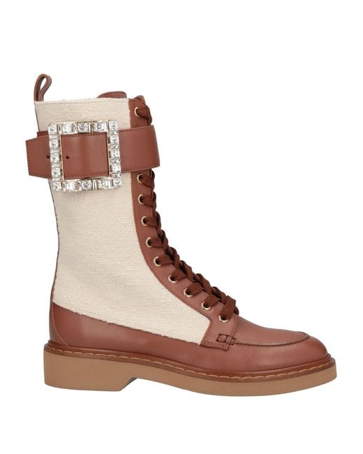 Roger Vivier Brown Ankle Boots