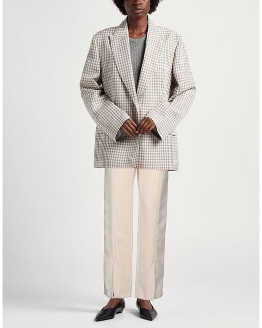 Pennyblack White Pants Polyester