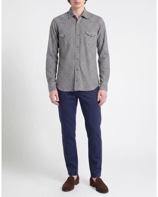 Barba Napoli Gray Shirts for men