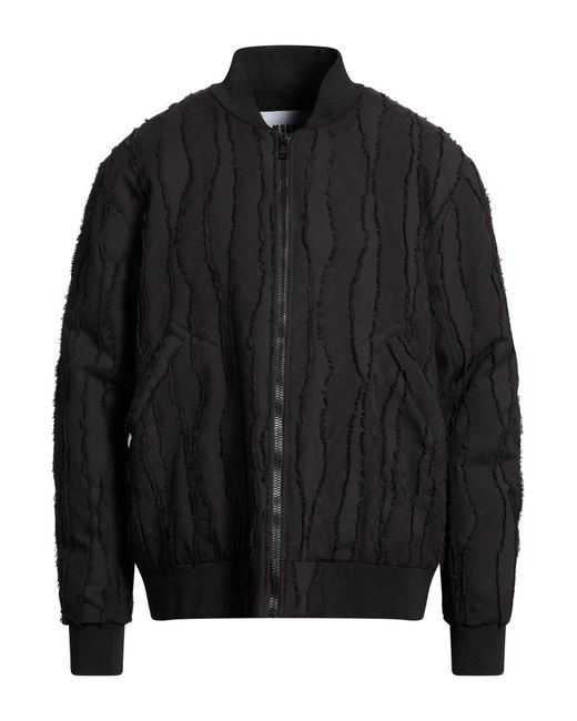 MSGM Black Jacket Cotton for men