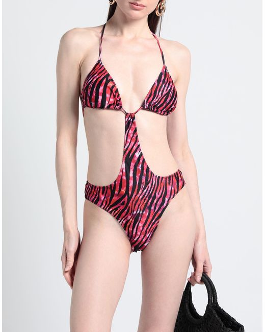 4giveness Red One-piece Swimsuit