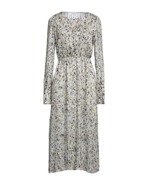 Patrizia Pepe Gray Midi Dress