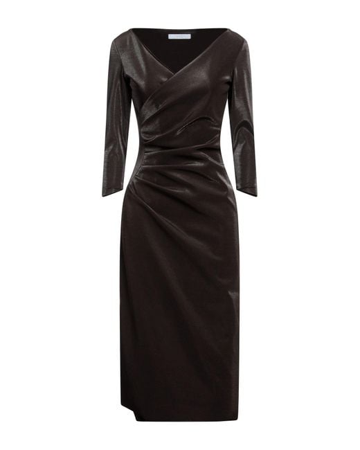 Vestido midi La Petite Robe Di Chiara Boni de color Black