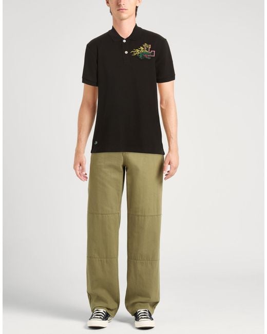 Polo Lacoste de hombre de color Black