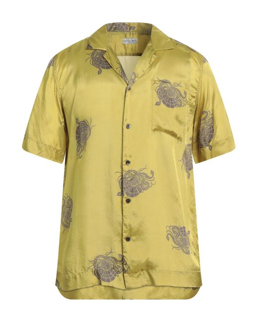 Dries Van Noten Yellow Shirt for men