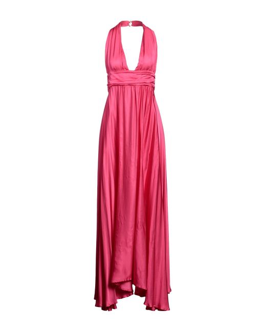 ViCOLO Pink Maxi-Kleid