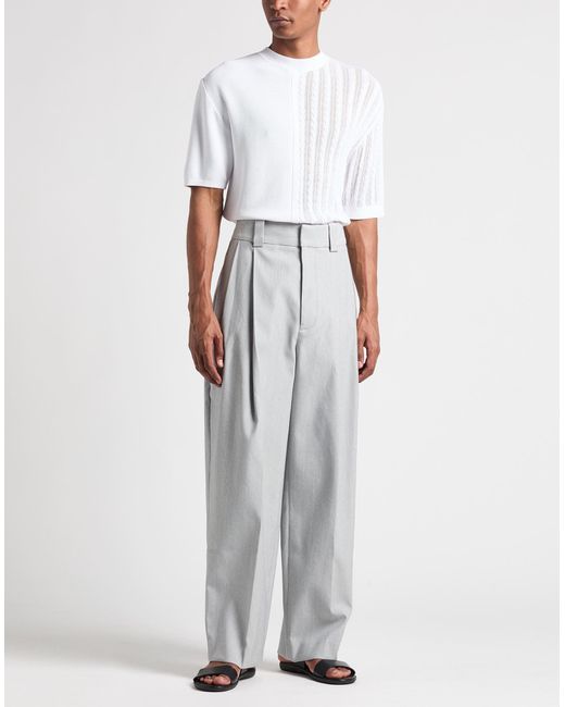 Jacquemus White Trouser for men