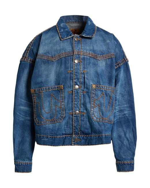 Manteau En Jean True Religion pour homme en coloris Blue