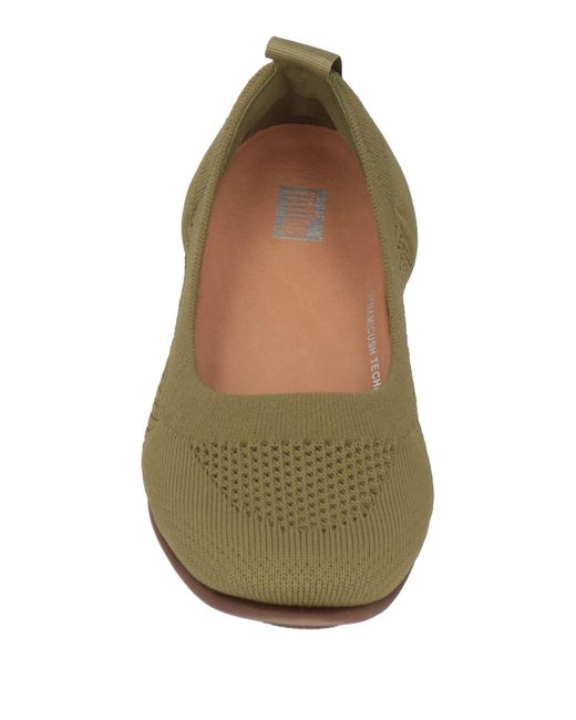 Fitflop Green Ballet Flats