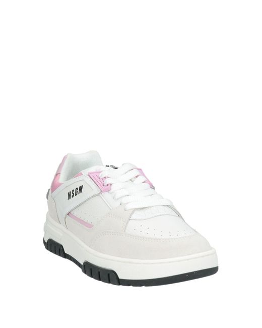 MSGM White Trainers