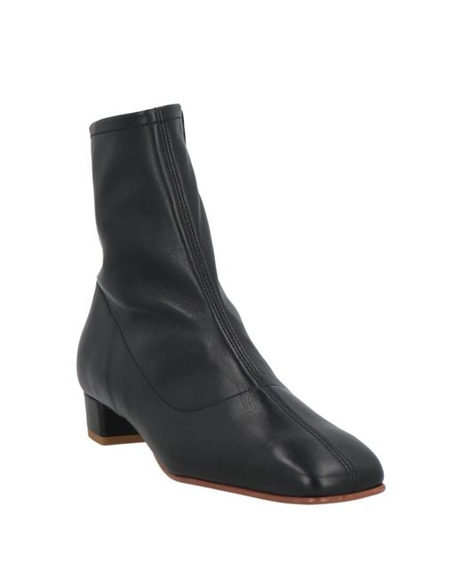 By Far Black Ankle Boots Soft Leather