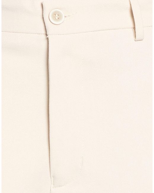 OVER/D Natural Ivory Pants Polyester, Rayon, Elastane for men