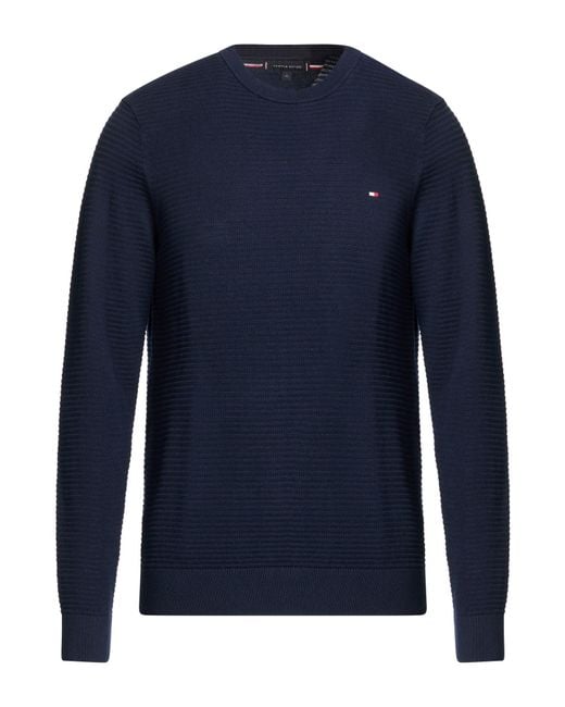 Tommy Hilfiger Blue Sweater Cotton for men