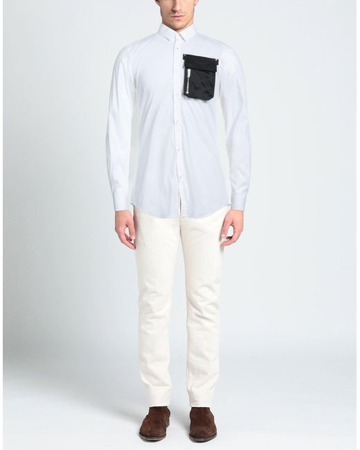 Les Hommes White Shirt for men