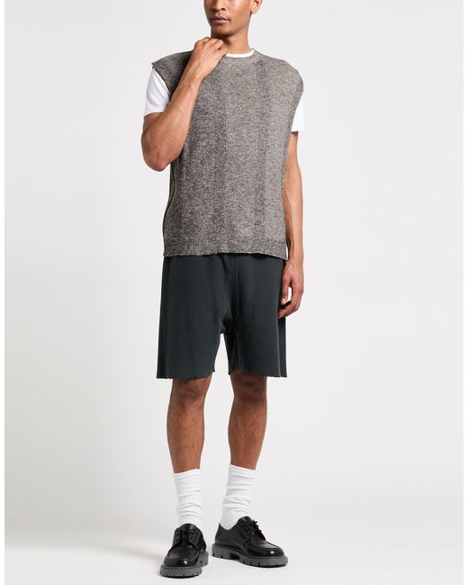 Maison Margiela Gray Sweater Linen, Cotton, Polyester for men