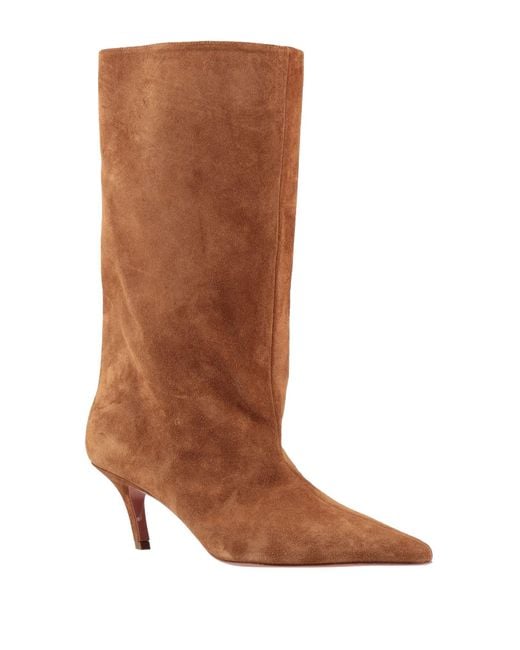 AMINA MUADDI Brown Boot Leather