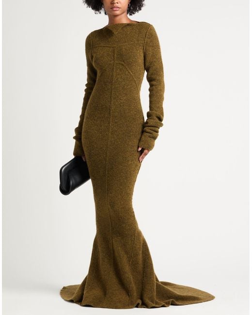Rick Owens Green Maxi Dresses