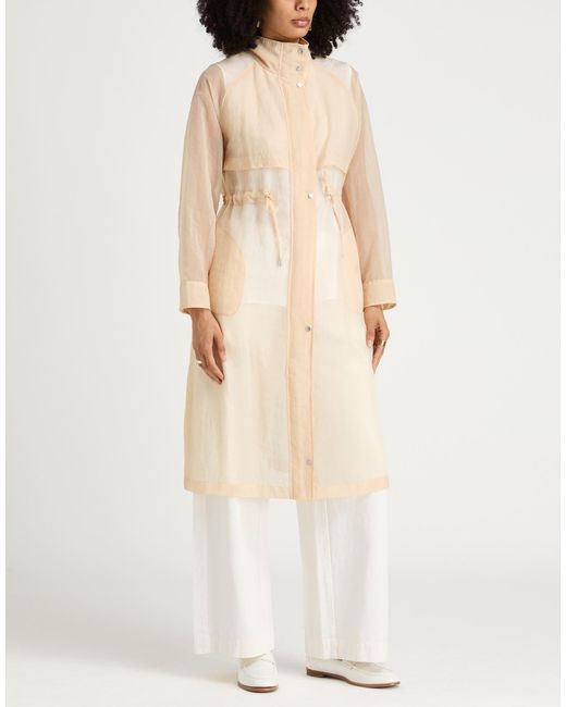 Peserico Natural Overcoat & Trench Coat