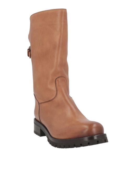 Sartore Brown Boot Leather