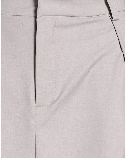 hinnominate Gray Pants Polyester, Viscose, Elastane