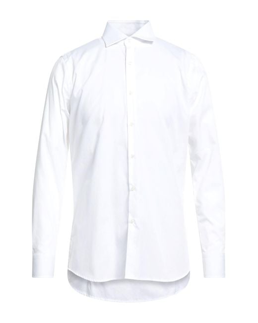 Bagutta White Shirt Cotton for men