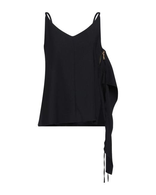 SEVENTY VENEZIA Black Top Virgin Wool, Elastane