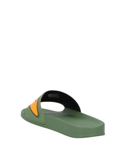 DIESEL Green Sandals for men