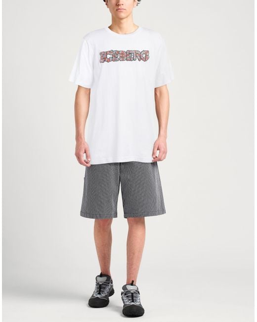 Iceberg White T-shirt for men
