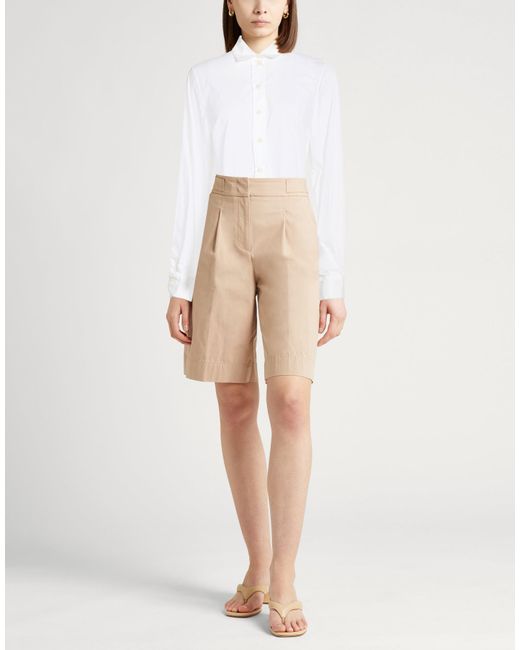 Eleventy White Ivory Shirt Cotton, Polyamide, Elastane
