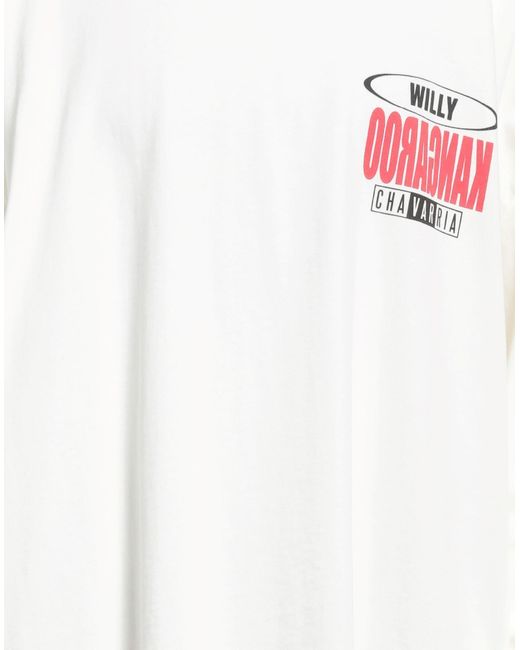 Willy Chavarria White T-shirt for men