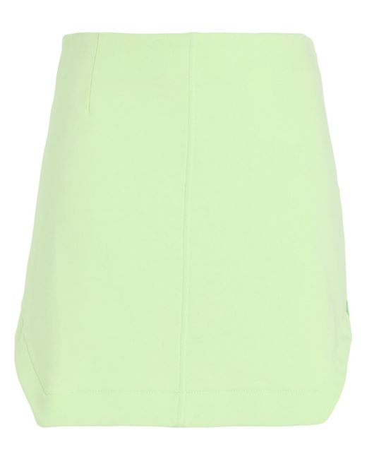 Jijil Green Mini Skirt Cotton, Polyester