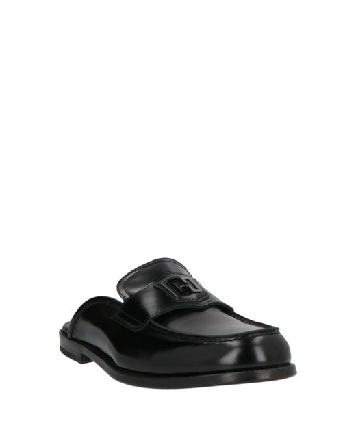 Giovanni Conti Black Mules & Clogs for men