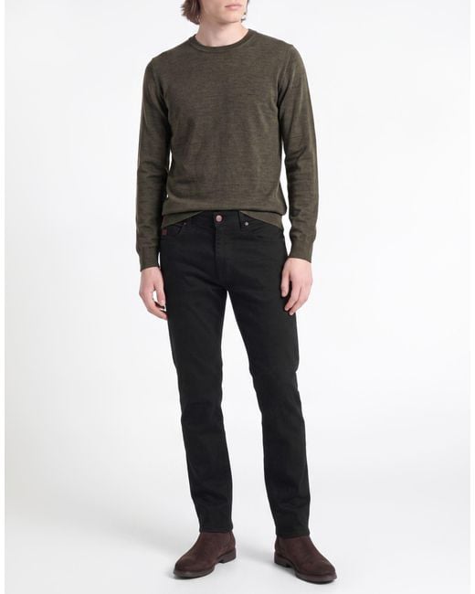 Bugatti Black Midnight Pants Cotton, Elastane for men
