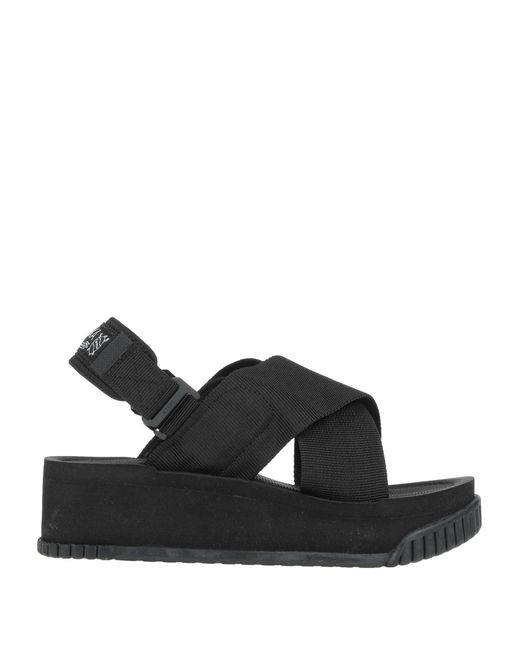 Shaka Black Sandals