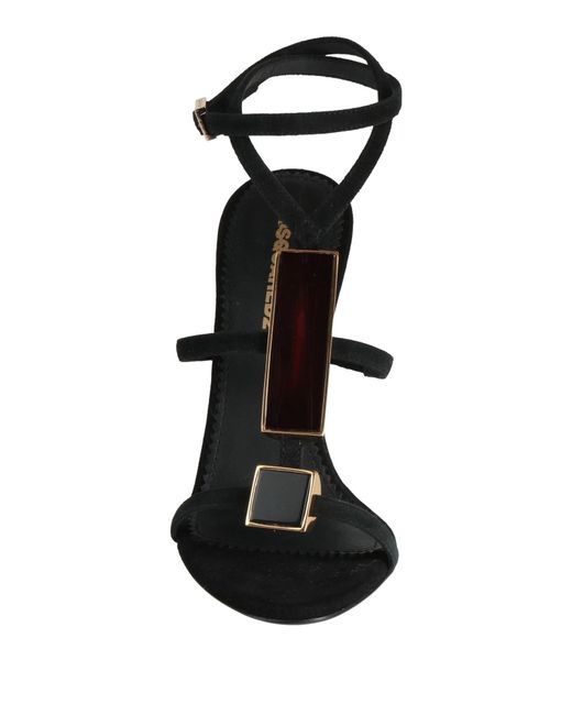 DSquared² Black Sandals Leather
