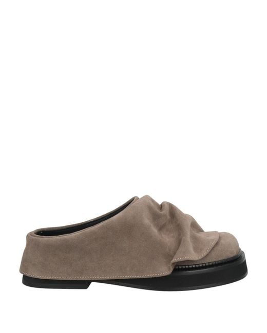 The Attico Brown Mules & Clogs Leather