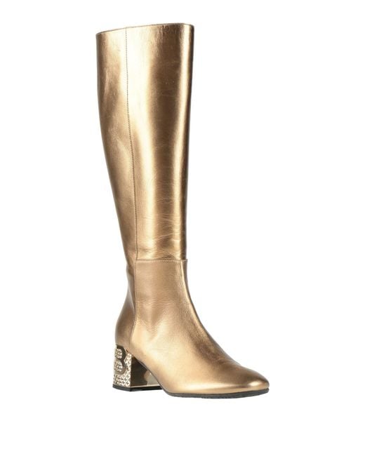Baldinini White Boot Leather