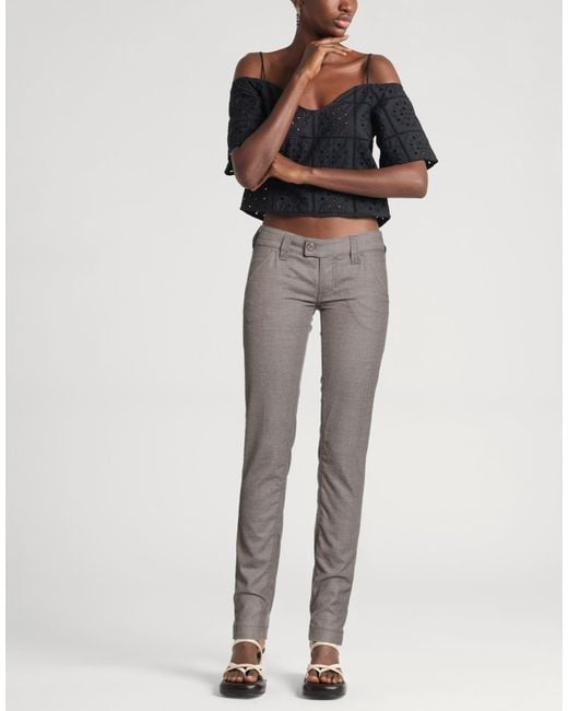 Jacob Cohen Gray Light Pants Virgin Wool, Elastane