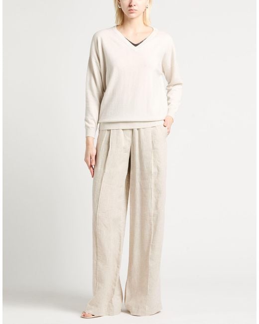 Brunello Cucinelli Natural Sweaters