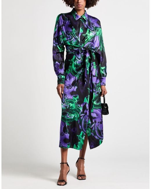 MSGM Blue Midi Dress