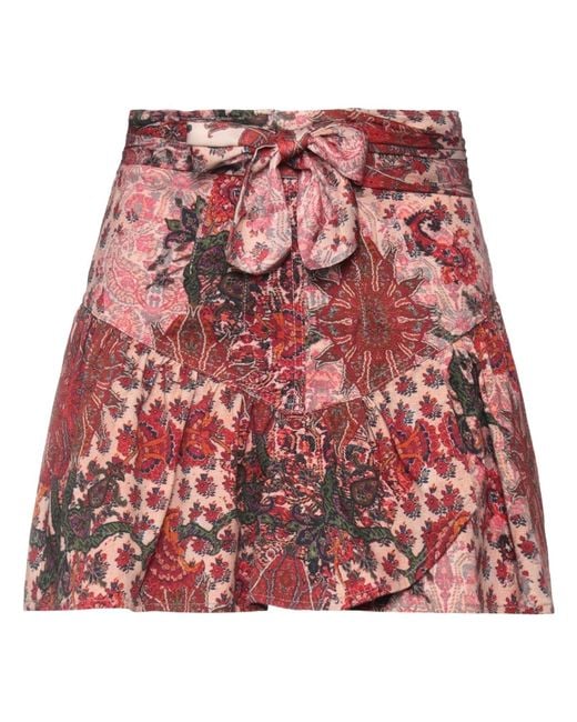 Gaelle Paris Red Mini Skirt