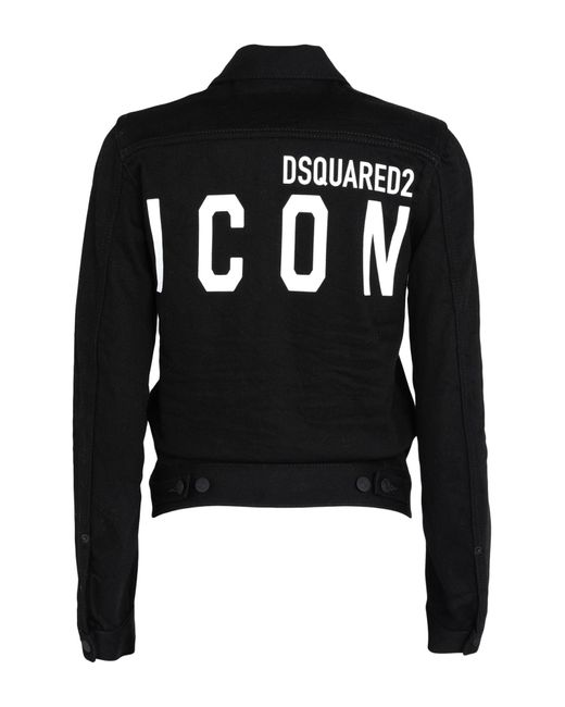 DSquared² Black Denim Outerwear