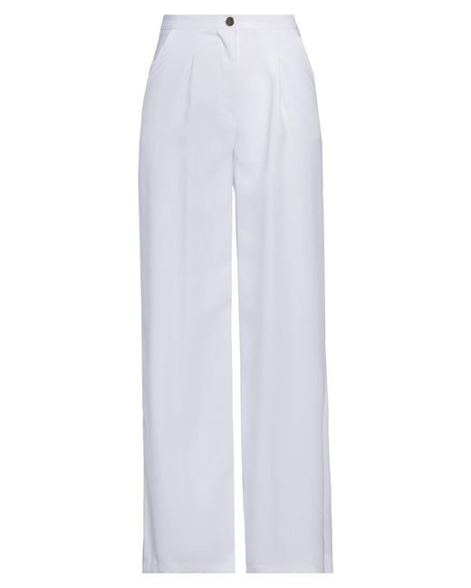 Think! White Pants Polyester