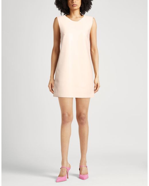 Norma Kamali Natural Mini Dress